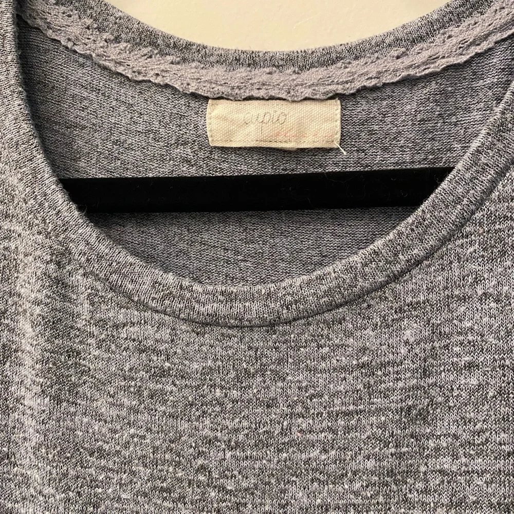 Cupid sleeveless knotted grey tunic. - Picture 5 of 6